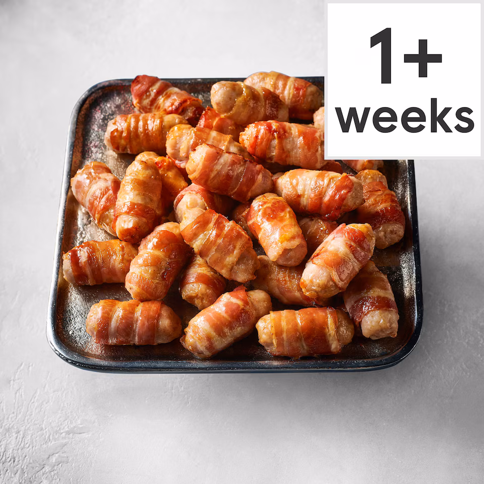 67. Tesco Finest 30 Pigs in Blankets 630g (Serves 15)