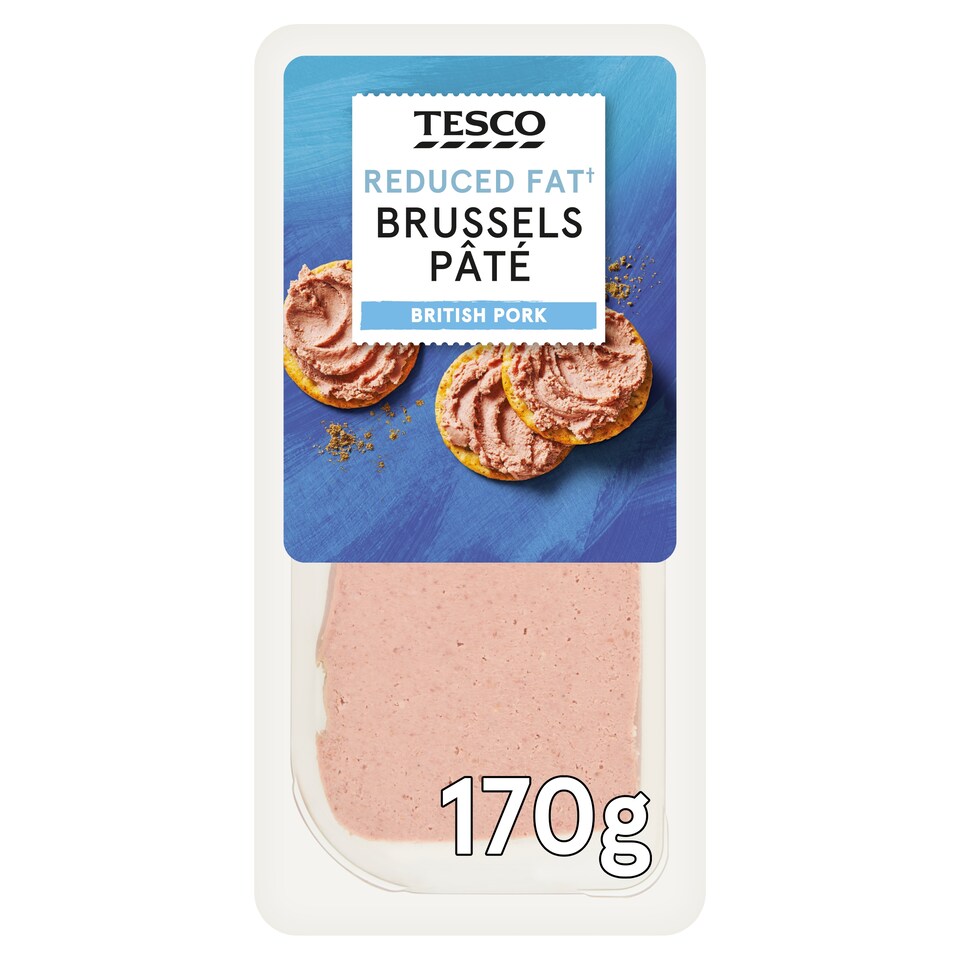 Tesco Reduced Fat Brussels Pate 170g