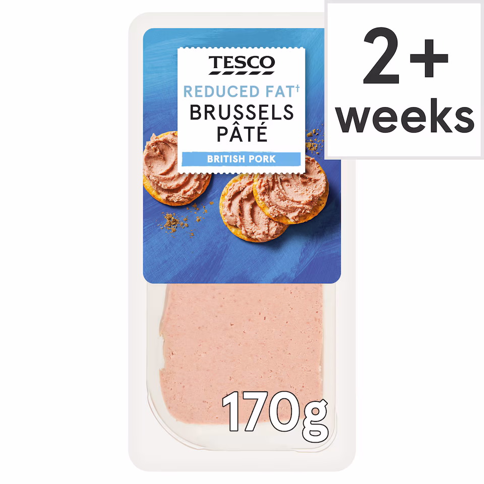 Tesco Reduced Fat Brussels Pate 170g