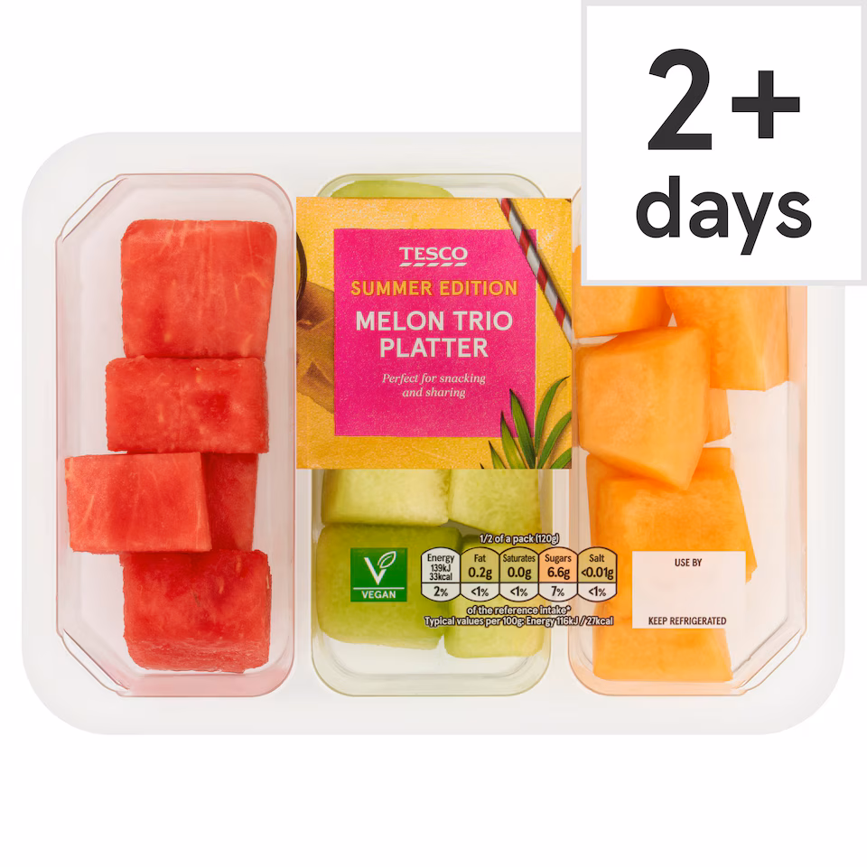 Tesco Melon Trio Platter 240g