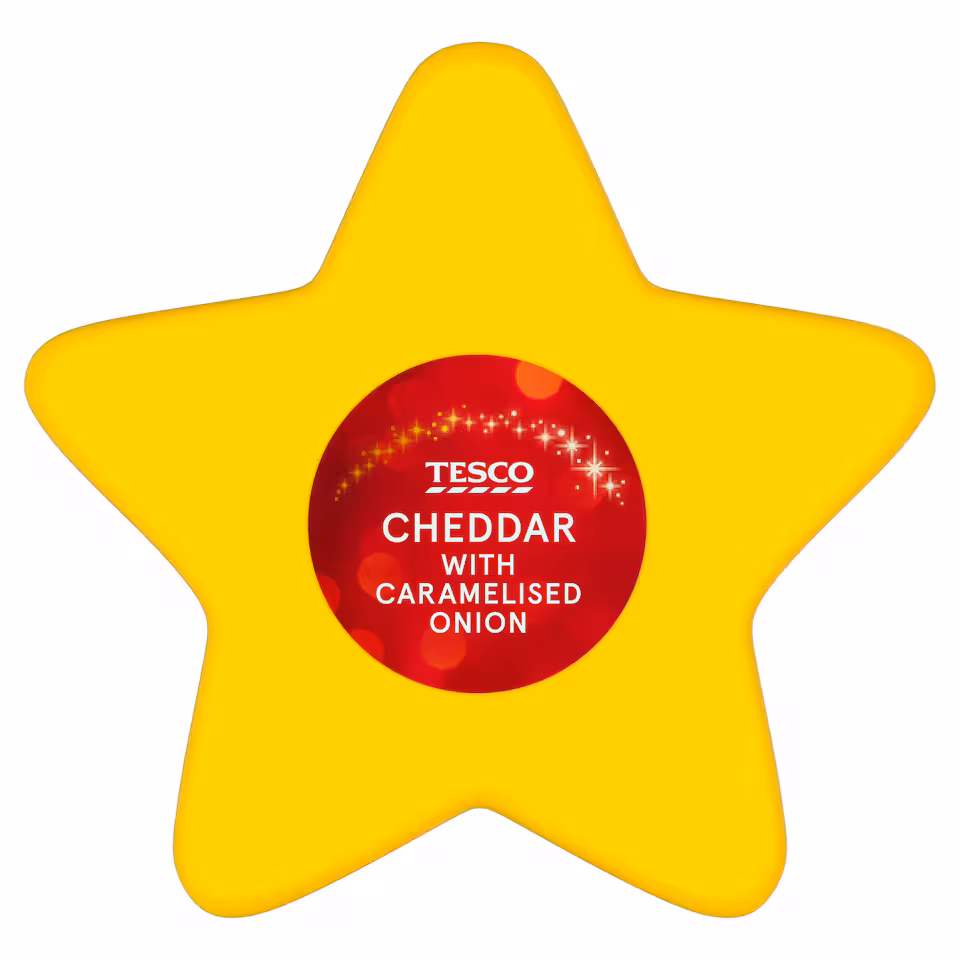 Tesco Cheddar with Caramelised Onion Truckle 180g