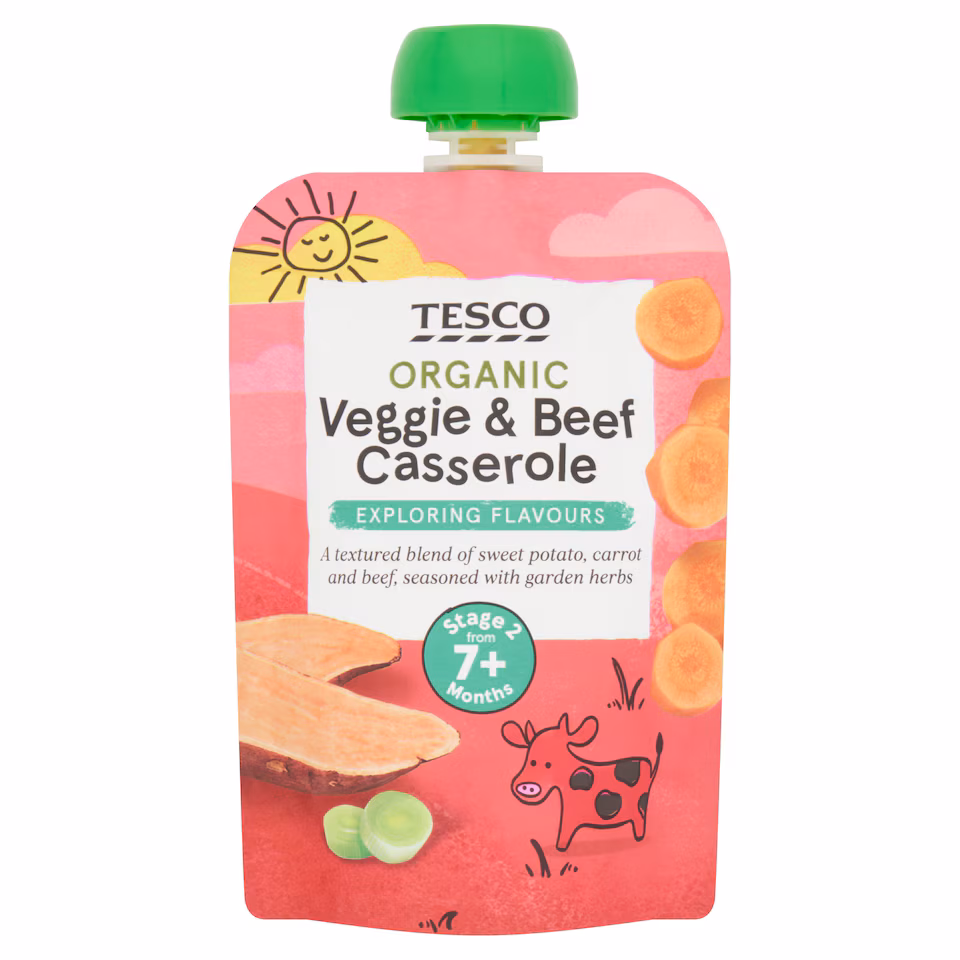 Tesco Veggie & Beef Casserole Pouch 130g