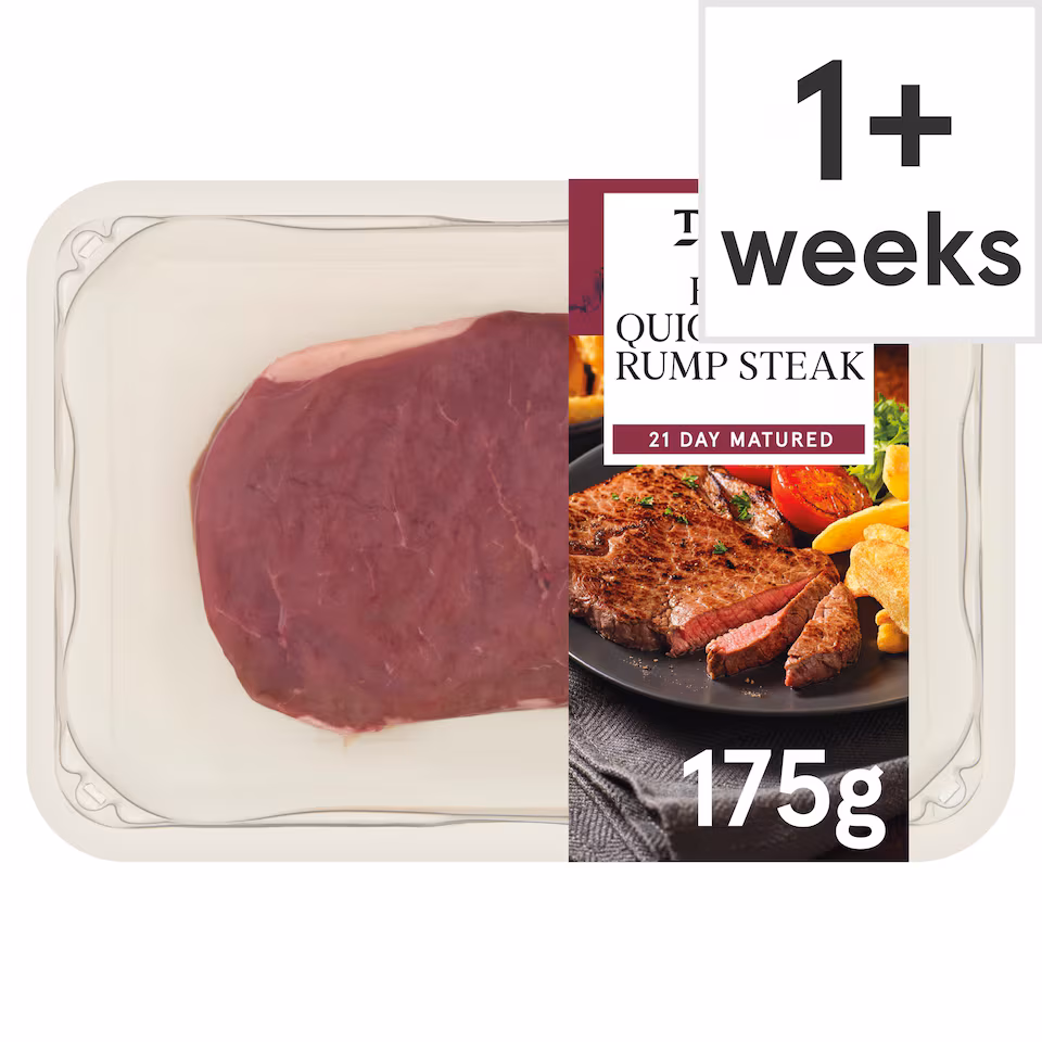 Tesco Quick Cook Rump Beef Steak 175g