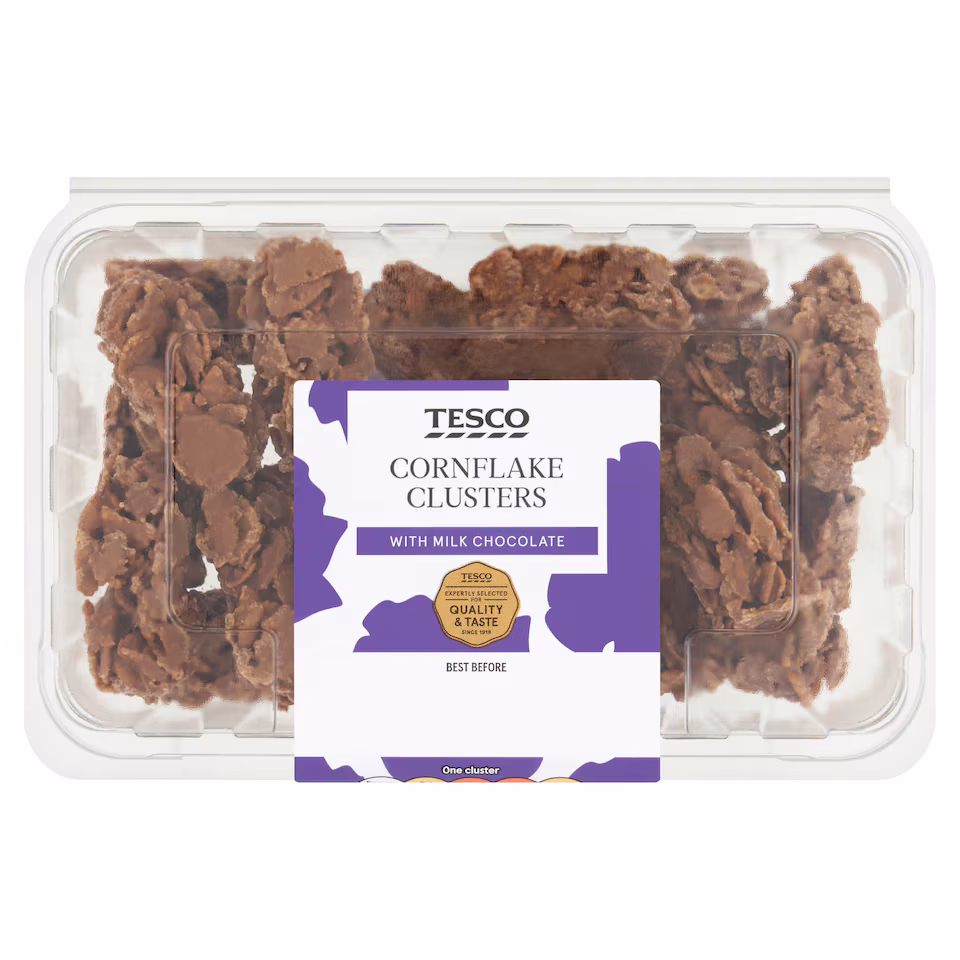 Tesco Chocolate Cornflake Clusters 150g