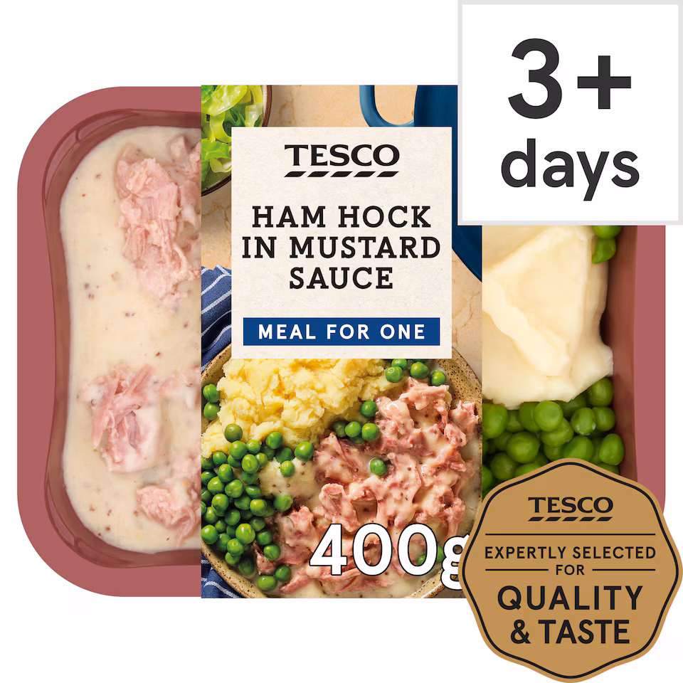 Tesco Ham Hock In Mustard Sauce 400G