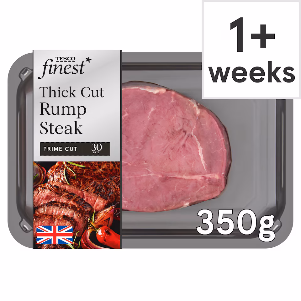Tesco Finest Thick Cut Rump Steak 350g