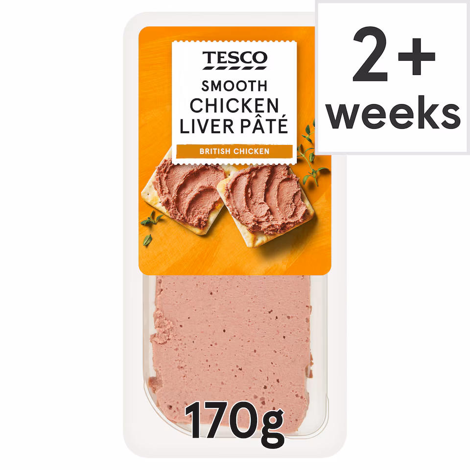 Tesco Smooth Chicken Liver Pate 170g