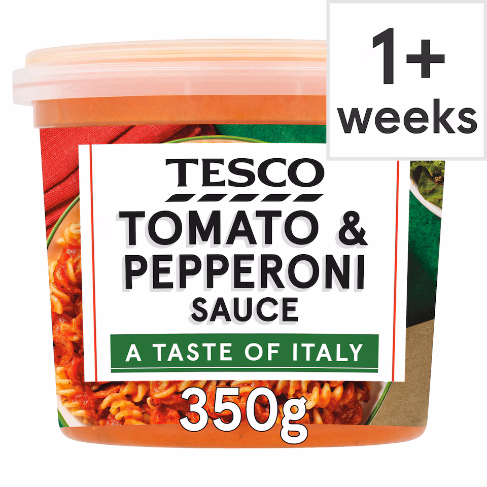 Tesco Tomato & Pepperoni Sauce 350g