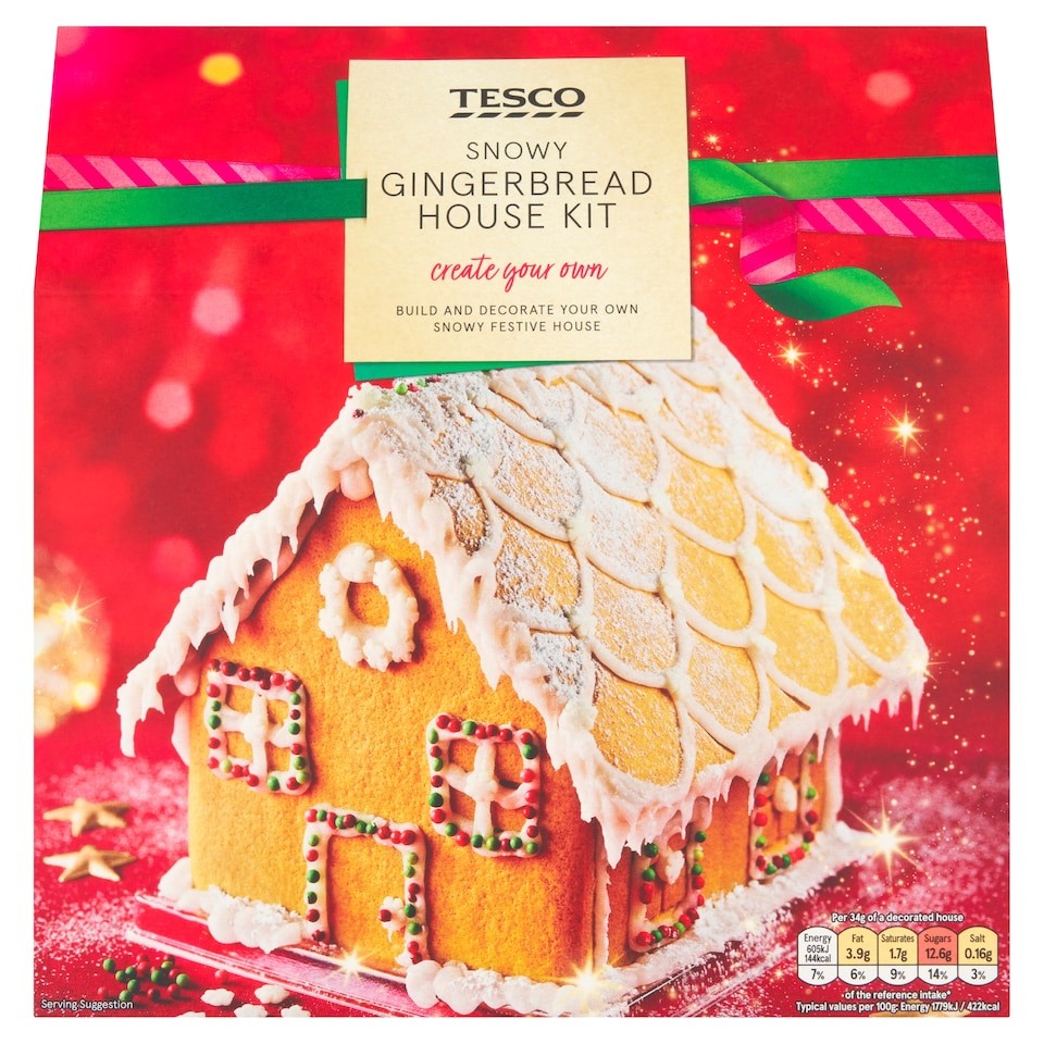 Tesco Create Your Own Gingerbread House 613G