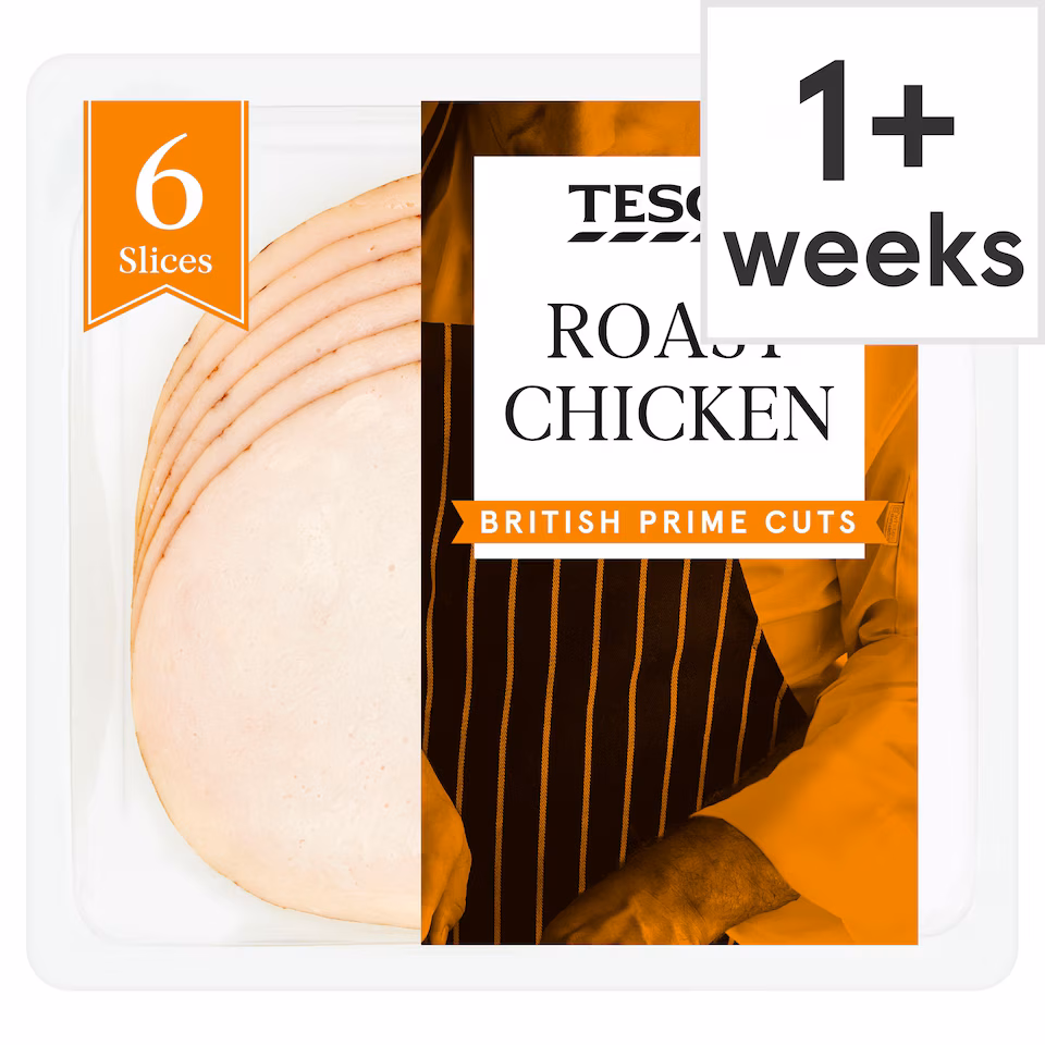 Tesco British Roast Chicken Slices 120g