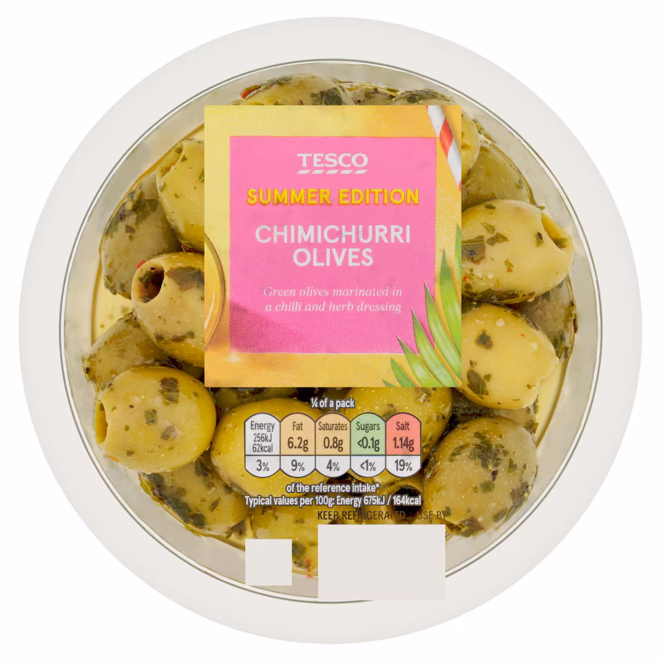 Tesco Chimichurri Olives 150g