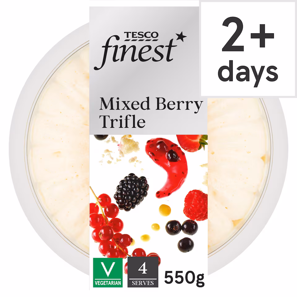 Tesco Finest Mixed Berry Trifle 550g