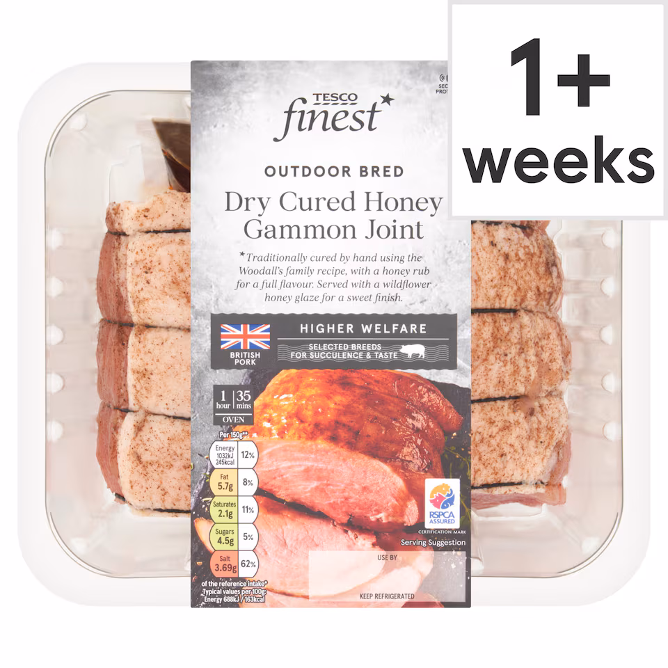 Tesco Finest Dry Cured Honey Gammon Joint 1kg