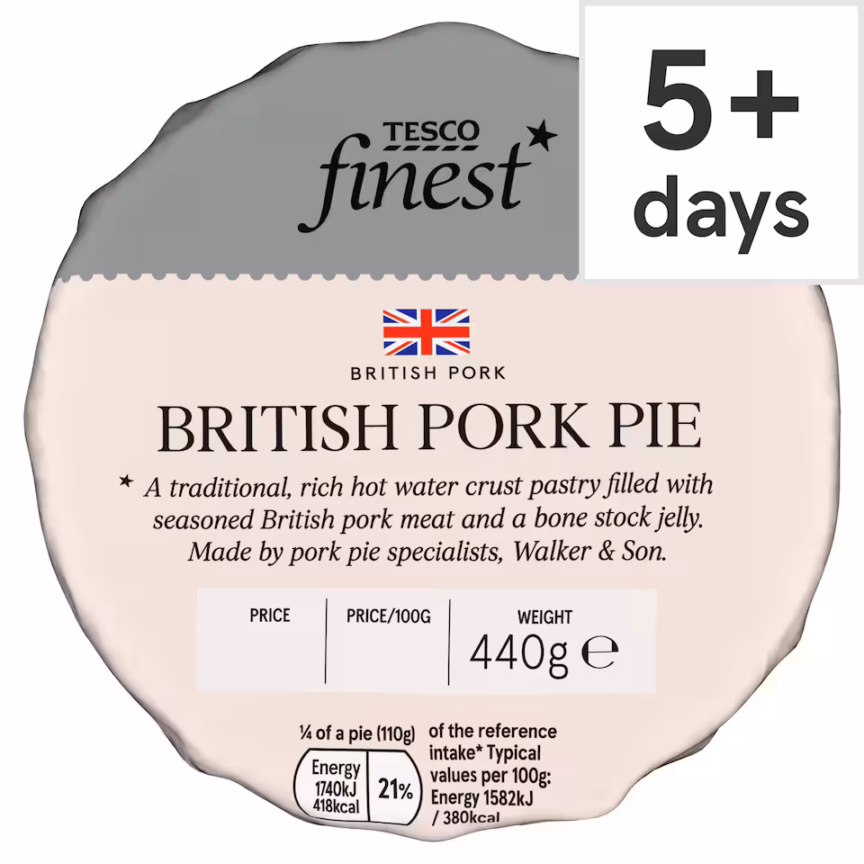 Tesco Finest Pork Pie 440g