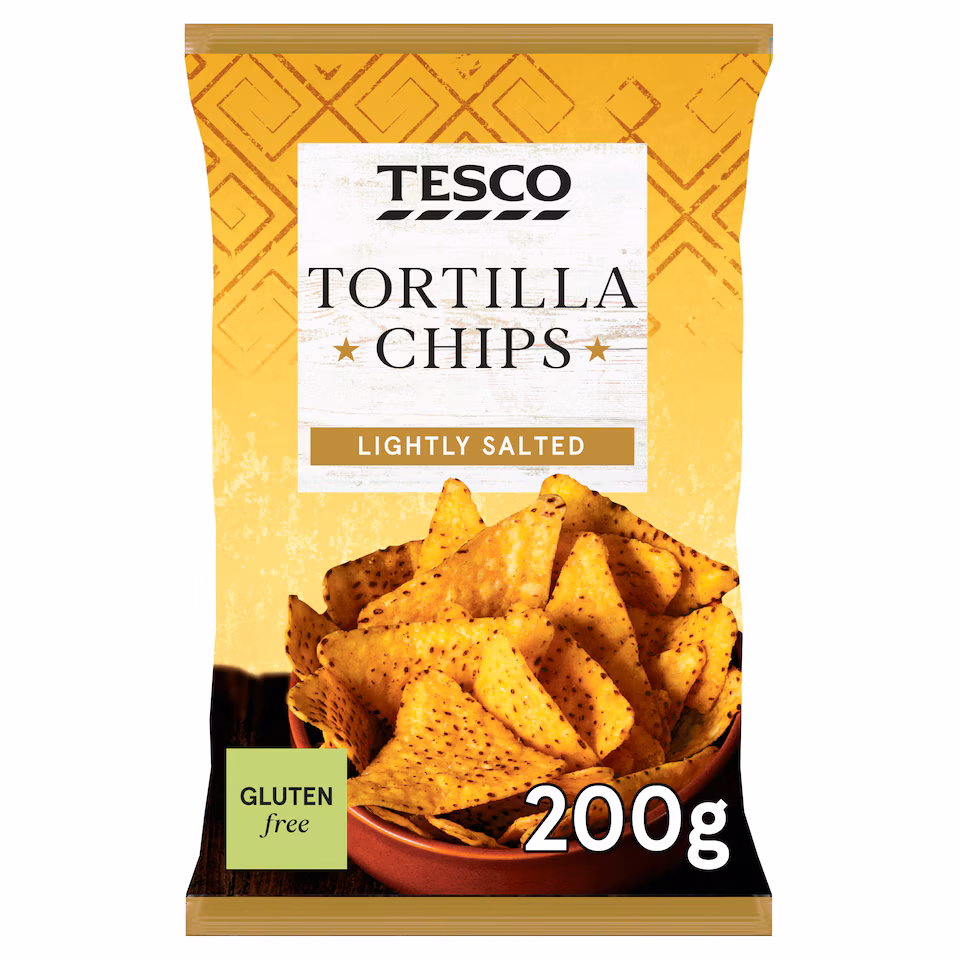 Tesco Lightly Salted Tortilla Chips 200g