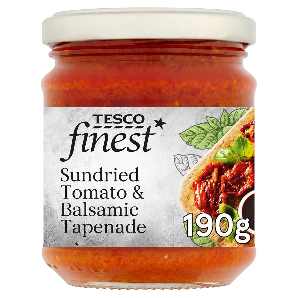 Tesco Finest Sundried Tomato Balsamic Tapenade 190G