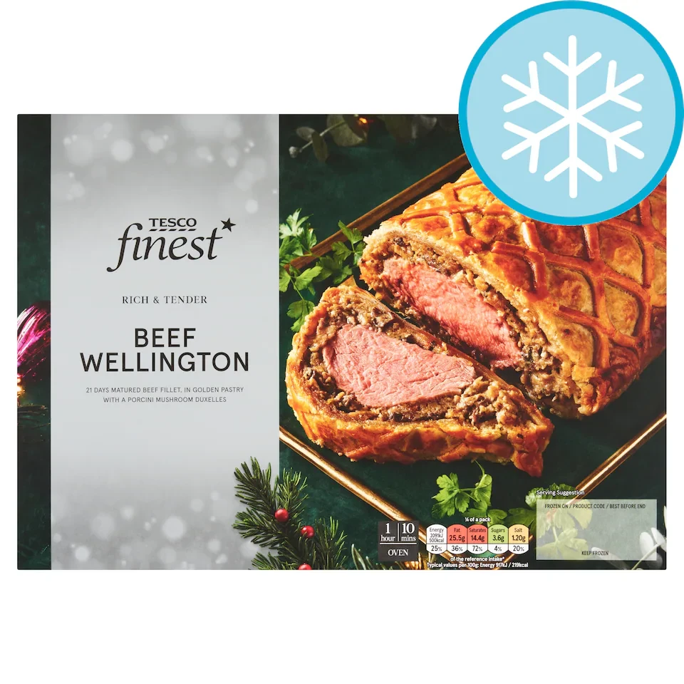 Tesco Finest Beef Fillet Wellington 1kg