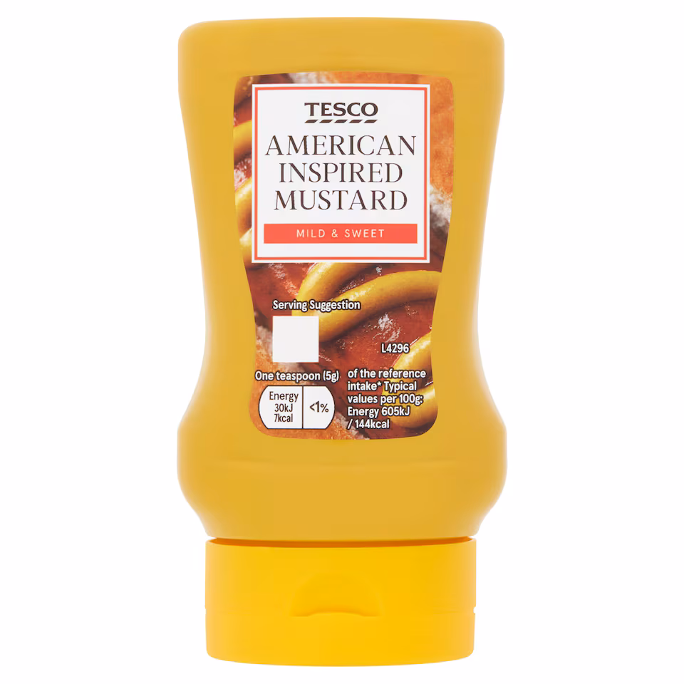 Tesco American Inspired Mustard 310G