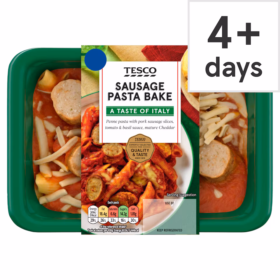 Tesco Sausage Pasta Bake 400g