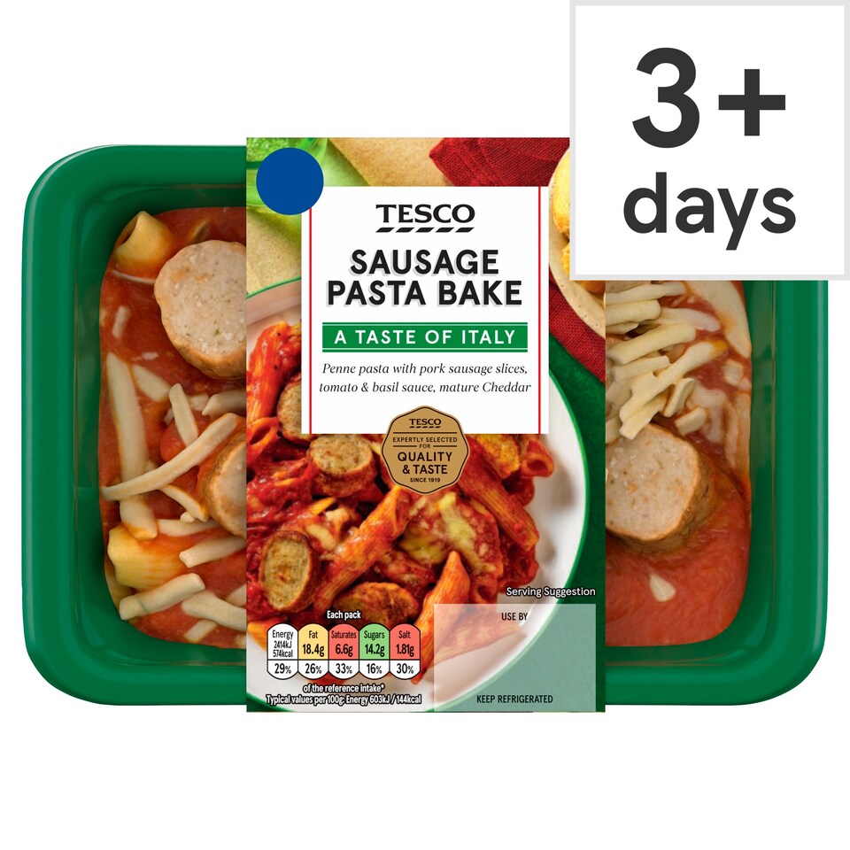 Tesco Sausage Pasta Bake 400g