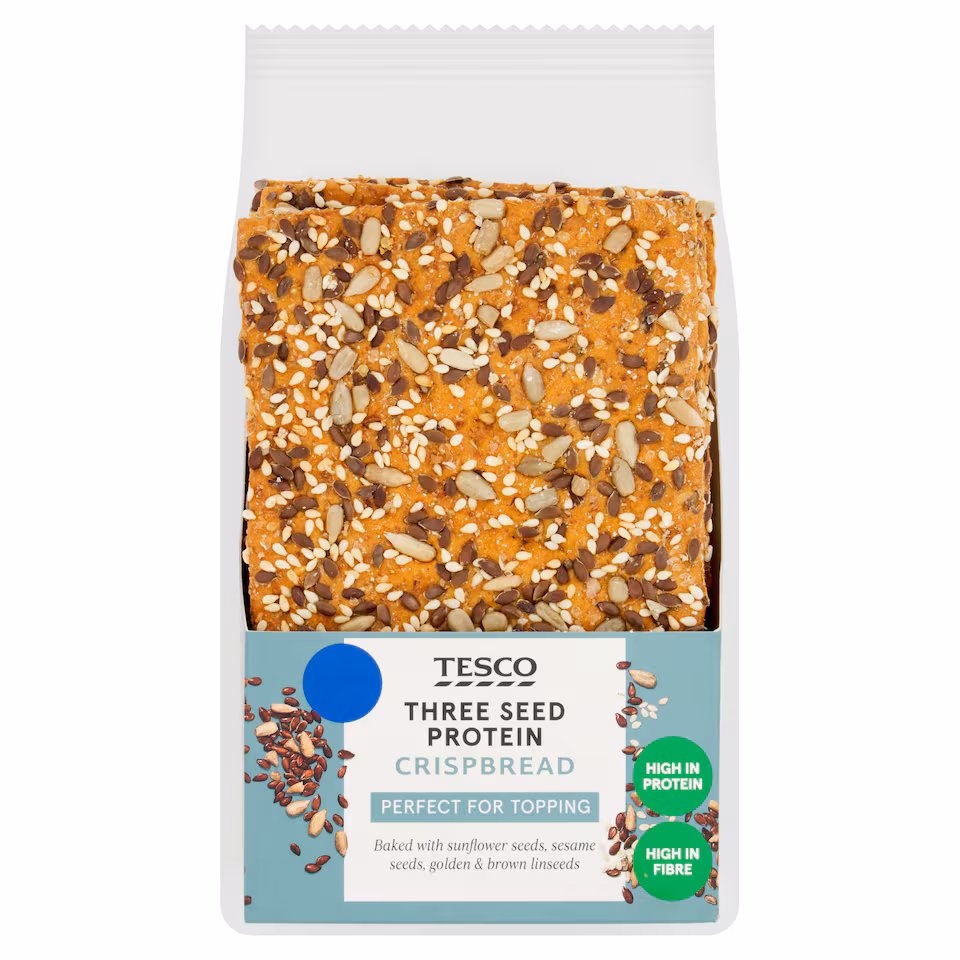 Tesco Three Seed Protein Crispbread 180g