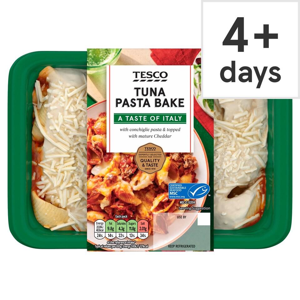 Tesco Tuna Pasta Bake 400G