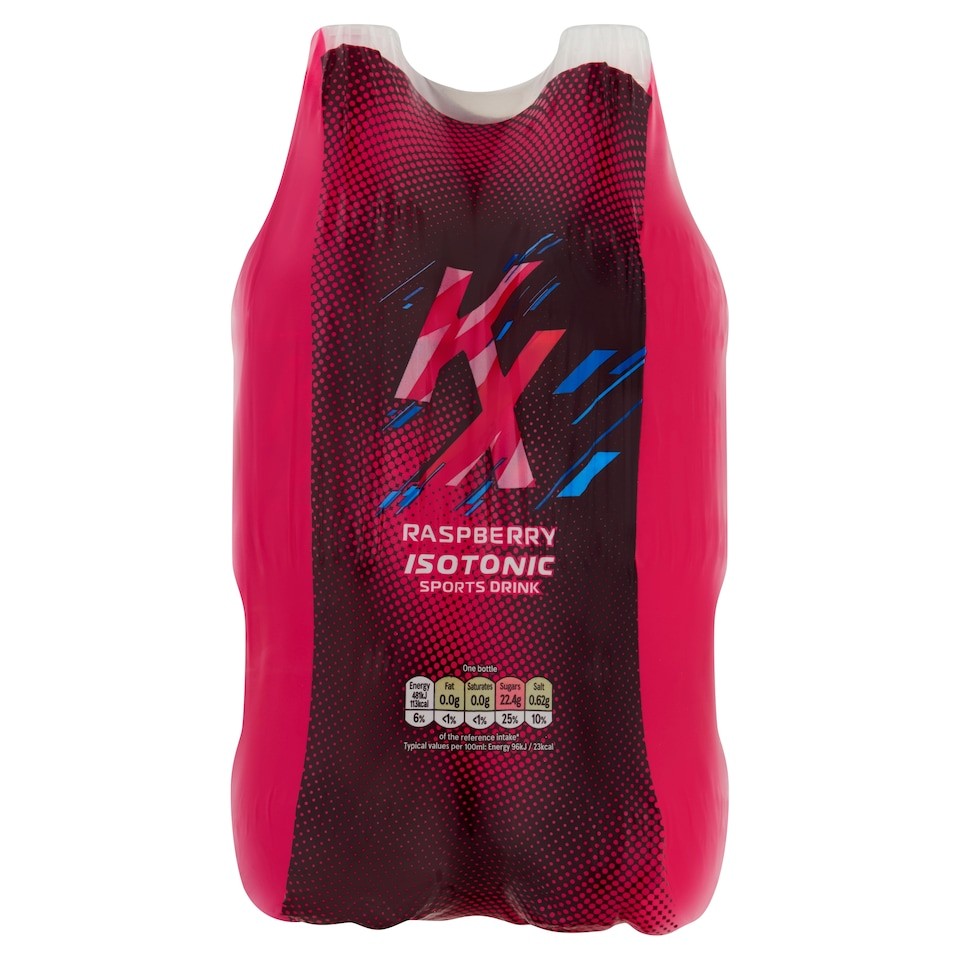 KX Isotonic Sports Drink - Raspberry 4 x 500ml