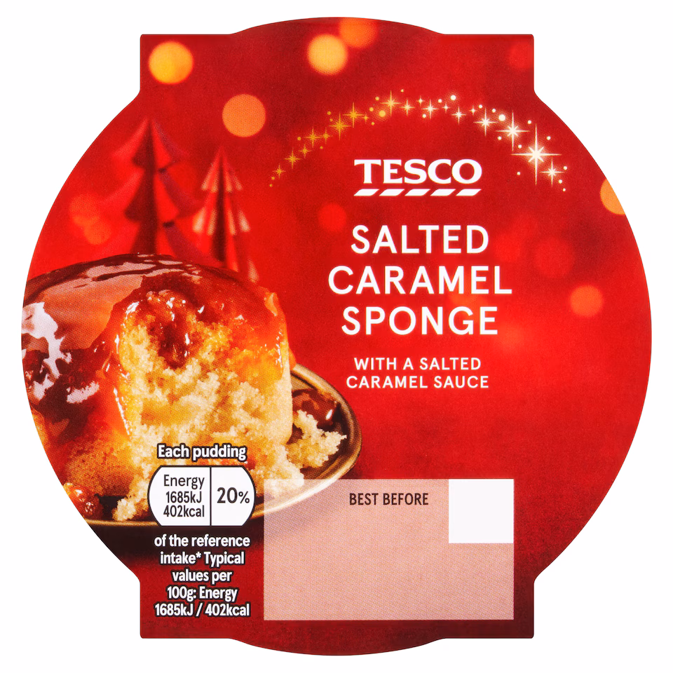 Tesco Salted Caramel Sponge Pudding 100G