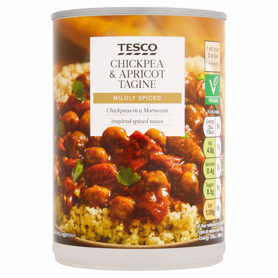 Tesco Chickpea & Apricot Tagine 392g