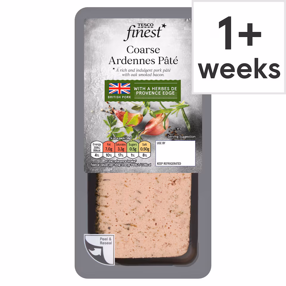 Tesco Finest Coarse Ardennes Pate 150g