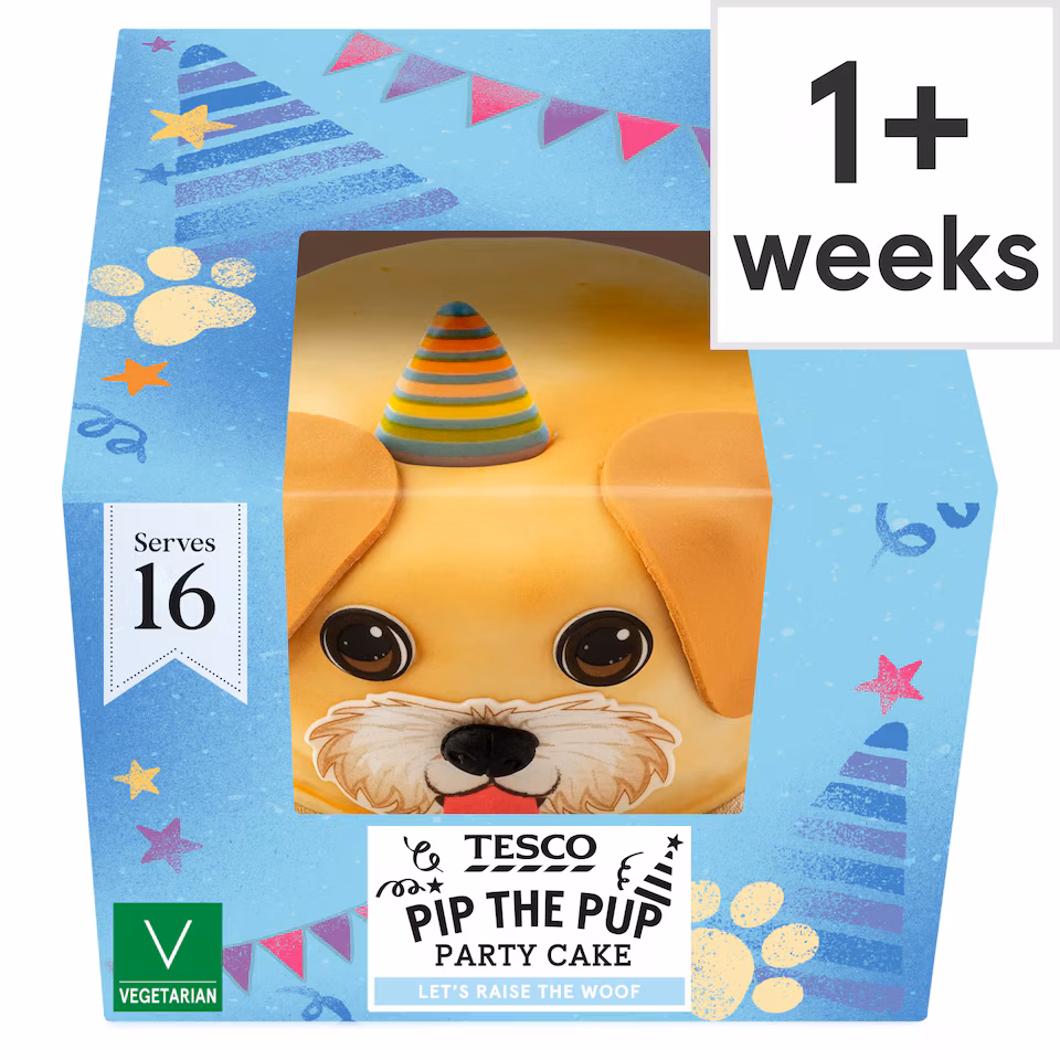 Tesco Pip The Pup Party Cake Serves 16