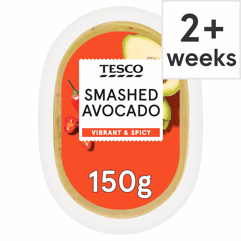 Tesco Smashed Avocado Vibrant & Spicy 150g