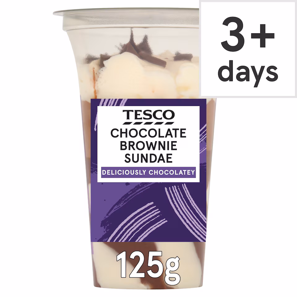 Tesco Chocolate Sundae 125g