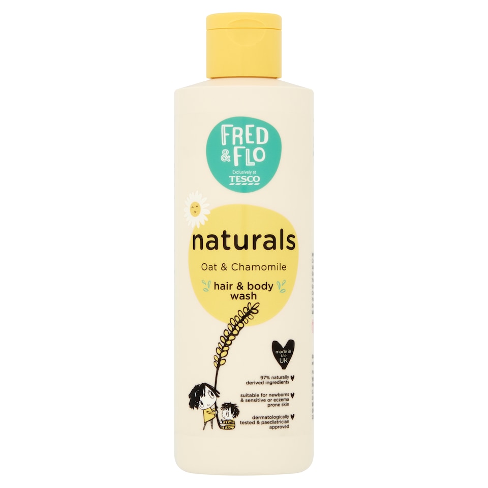 Fred & Flo Naturals Hair & Body Wash - Oat & Chamomile 250ml