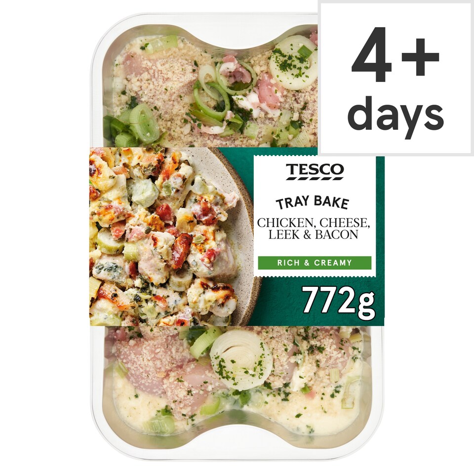 Tesco Chicken, Cheese, Leek and Bacon 772g
