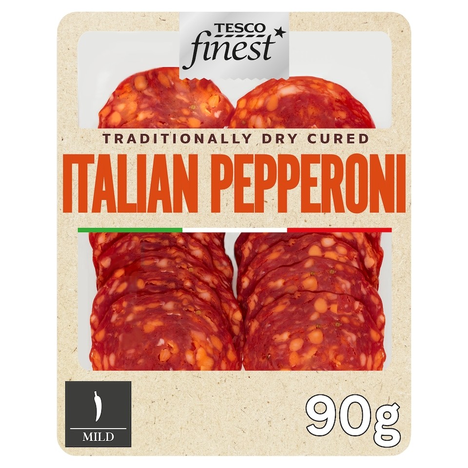 Tesco Finest Italian Pepperoni 90G