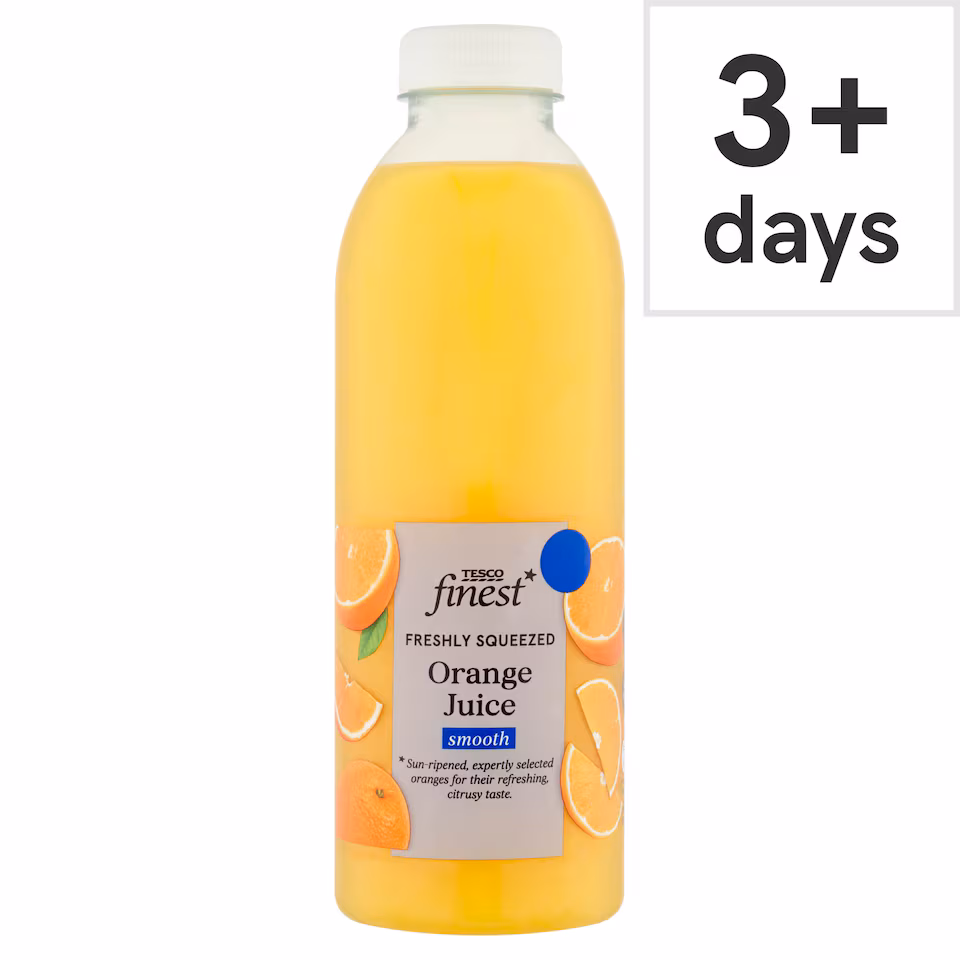 Tesco Finest Freshly Squeezed Orange Juice Smooth 750ml