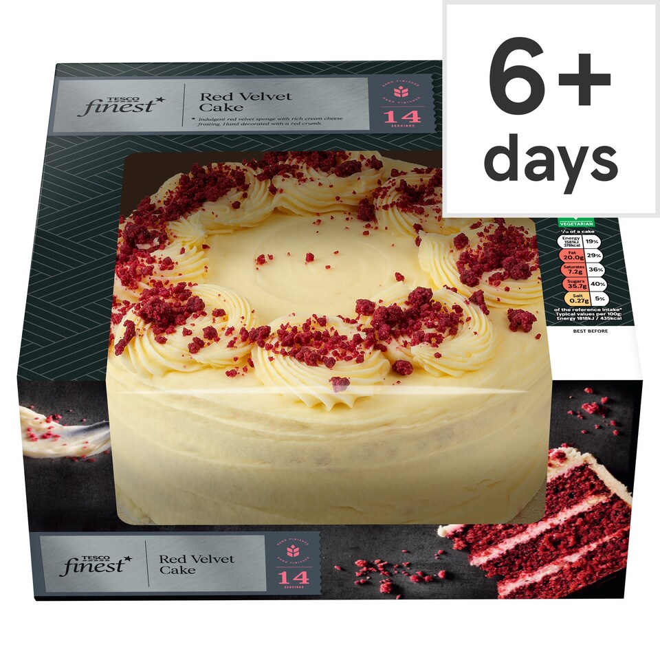 Tesco Finest Red Velvet Cake