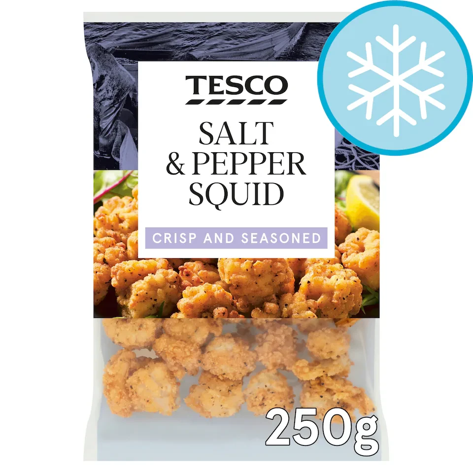 Tesco Salt & Pepper Squid 250G