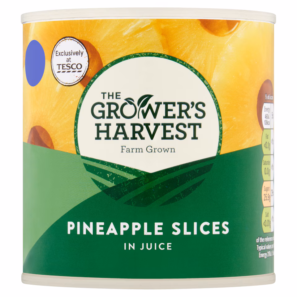 Grower's Harvest pineapple slices in juice 425g