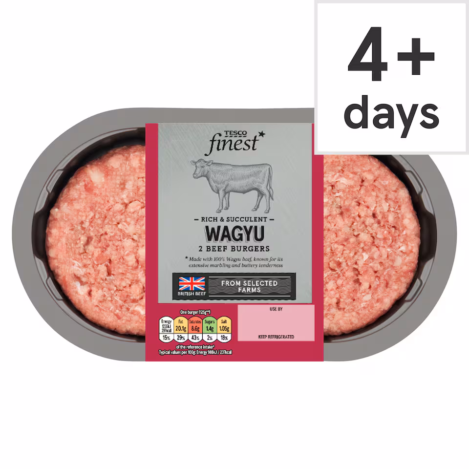 Tesco Finest Wagyu Burger 340G