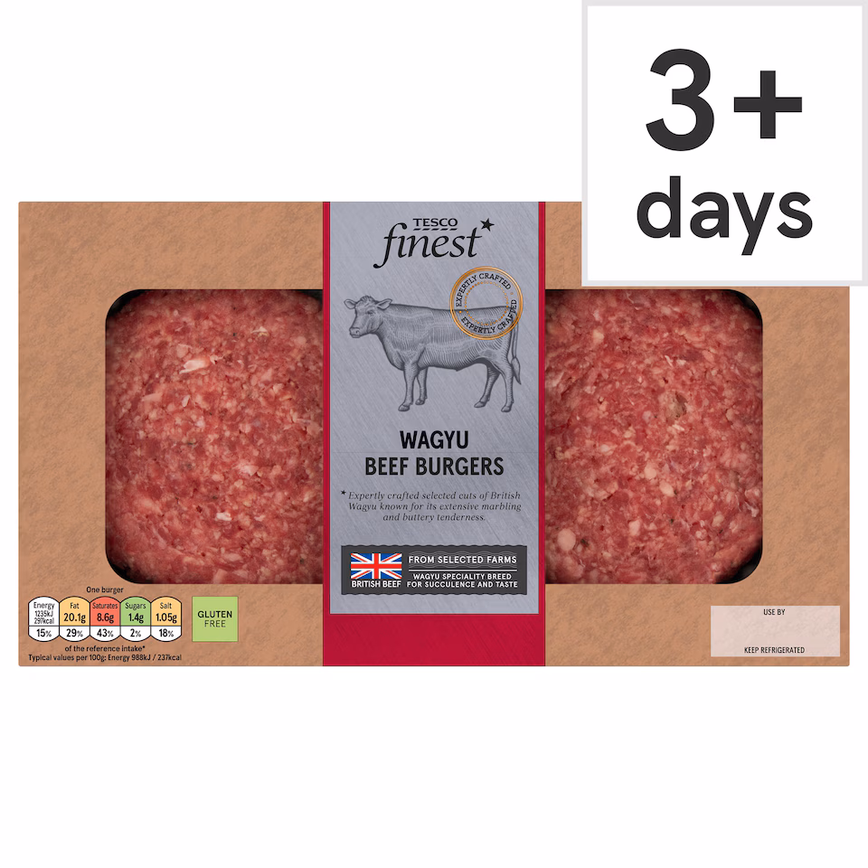 Tesco Finest Wagyu Burger 340G