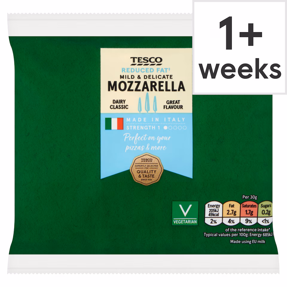 Tesco Reduced Fat Mozzarella 200g