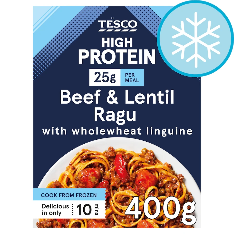 Tesco High Protein Beef & Lentil Ragu 400g
