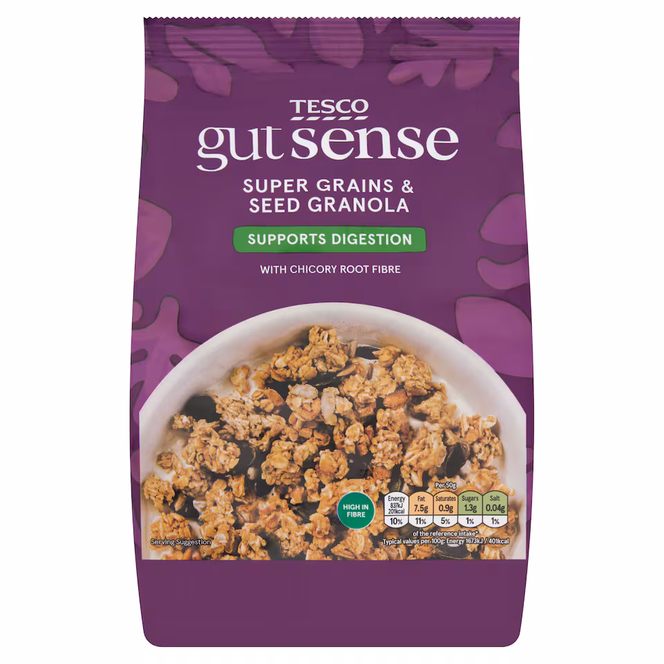 Tesco gut sense Grains & Seeds Granola 500g
