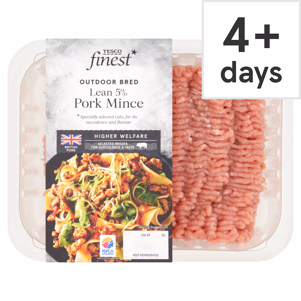 Tesco Finest 5% Pork Mince 500g