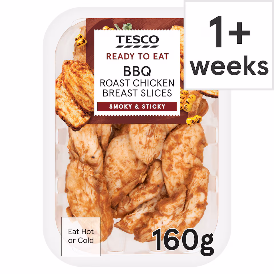 Tesco BBQ Roast Chicken Slices 160g