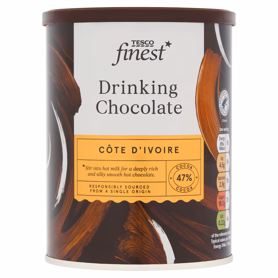 Tesco Finest Côte D'Ivoire Indulgent Drinking Chocolate 250g