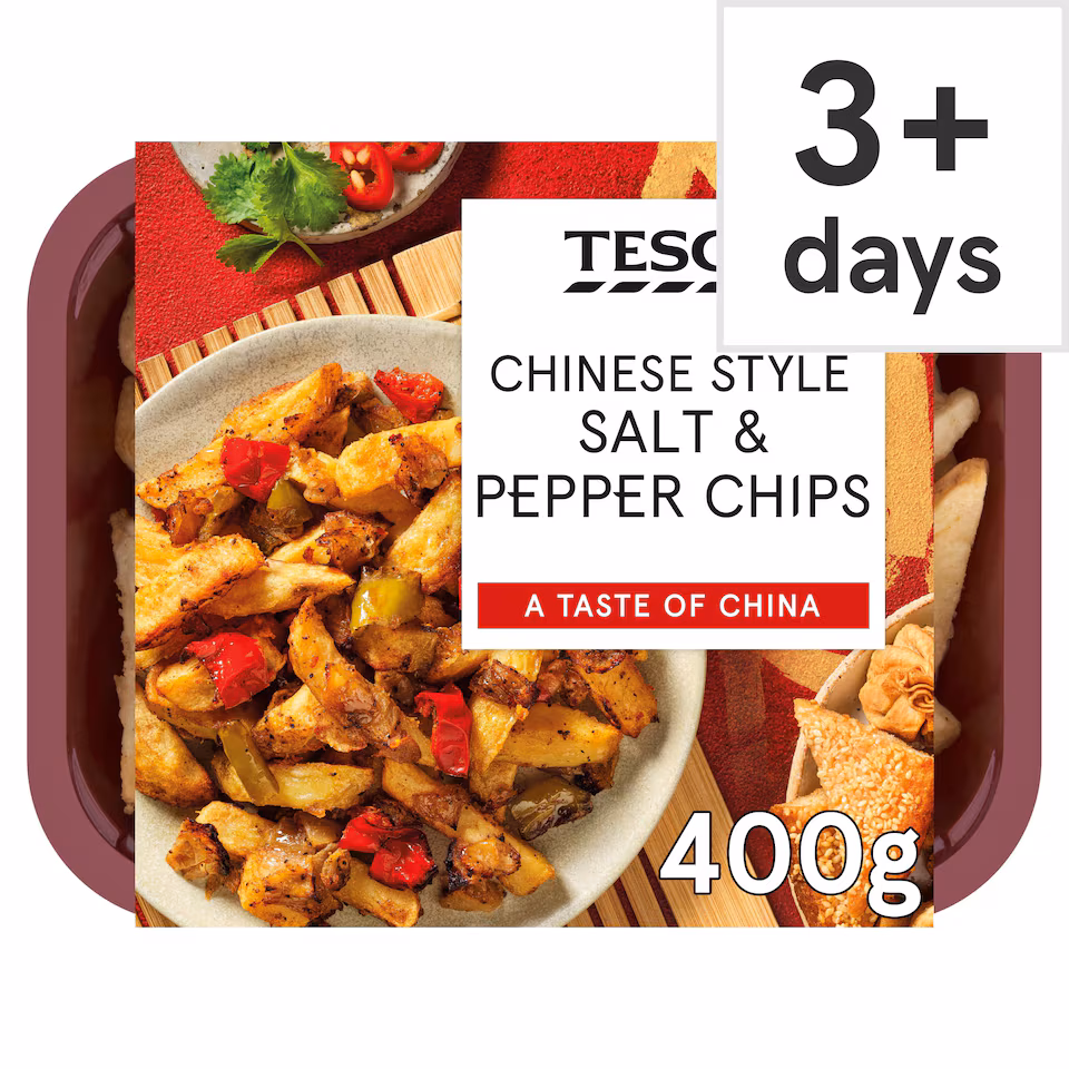 Tesco Chinese Style Salt & Pepper Chips 400g