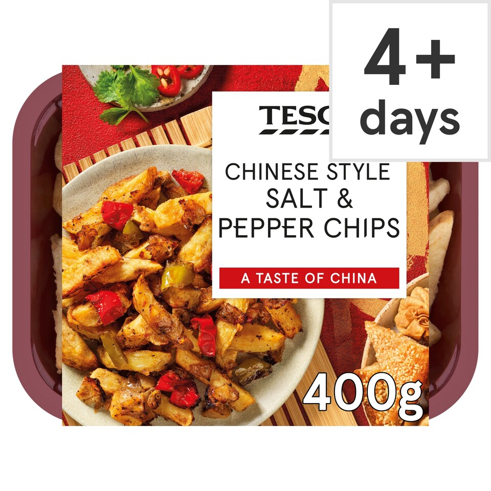 Tesco Chinese Style Salt & Pepper Chips 400g